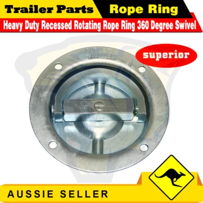 $24.99 • Buy Superior 360 Degree Swivel Tie Down Recess D-Ring 6000 LB Load Rating – SPK001