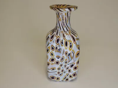 Vintage Millefiori Murine Murano Bud Vase 1950s Era Possibly Fratelli Toso • $75