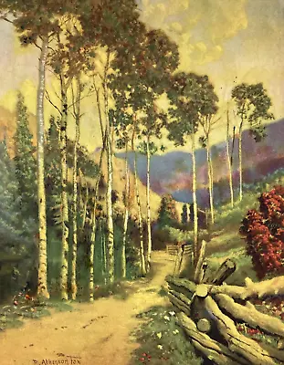 Path Road Fence Trees Rural Scene By R.A Fox • $16.95