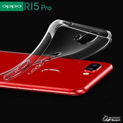 Clear TPU Gel Jelly Flexible Soft Case Cover For Oppo R15 / R15 Pro • $4.99