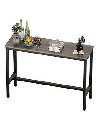 Bar Table With Solid Metal Framecounter Height Table Kitchen Bar Table For Dinin • $158.86