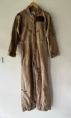 USAF United States Military Aircrew Pilots Flying Suit - Sand/Desert Nomex 40S • £45