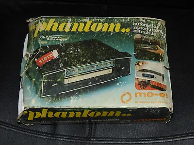 Vintage Car Radio-cassette Player By Montaggi Electronic Boxed Tested • $200