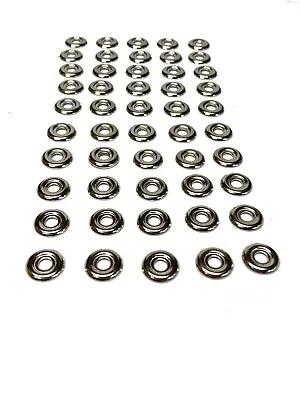 50 Pcs -   Stainless Nickel Glass Marble Display Stands For 18-35mm Marbles • $9.99
