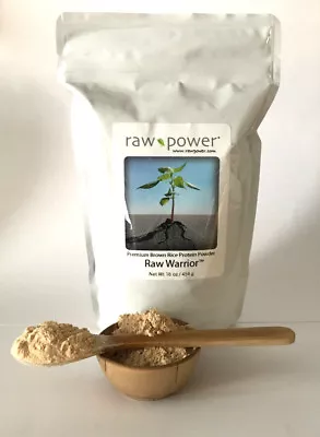 Raw Warrior Brown Rice Protein Powder (16 Oz) Premium Raw Organic • $24.95