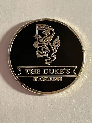 Rare St. Andrews Duke's Course 1  Coin Style Golf Marker - Fife Scotland • $12