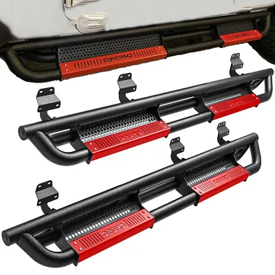 For 2015-2024 Ford F-150 SuperCrew Cab Drop Running Boards Nerf Bars Side Steps • $258.79