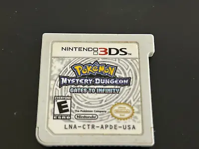 $19.99 • Buy Pokemon Mystery Dungeon: Gates To Infinity (Nintendo 3DS, 2013)