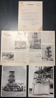 Montgomery Elevator Elser Titan Missile Tower Photos Articles & Memo 1957 1960 • $29.99