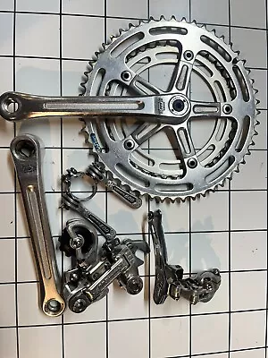 Vintage SHIMANO 600 ARABESQUE Shifter Derailleurs Road Crankset 170mm • $100