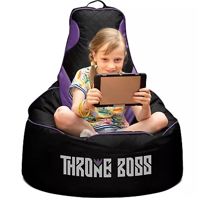 Throne Boss Gaming Bean Bag Chair (Child_Purple) • $124