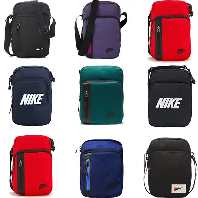 Nike Small Man Bag Adjustable Shoulder Bag Messenger Pouch Purple • £18.99
