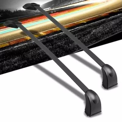 Black Aluminum Bolt-On Bolt-On Top Roof Rack Rail Cross Bar For 07-12 CX-7 • $64.28