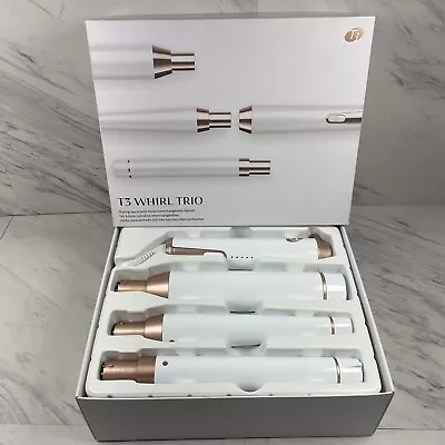 T3 Whirl Trio Styling Wand With 3 Interchangeable Barrels White Rose Gold • $129.95