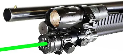 H&r 1871 Pardner 12 Gauge Pump Flashlight And Green Laser Combo Hunting Home Def • $84.95