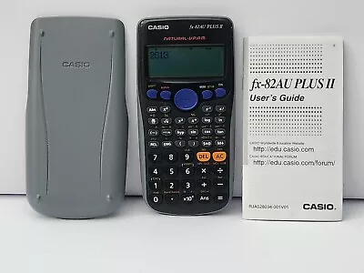 Casio Fx-82AU Plus II Calculator With Users Guide • $19.99