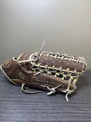 Louisville Slugger Omaha Legacy OLBN5D 12 3/4” RHT Brown Baseball Softball Glove • $37.99