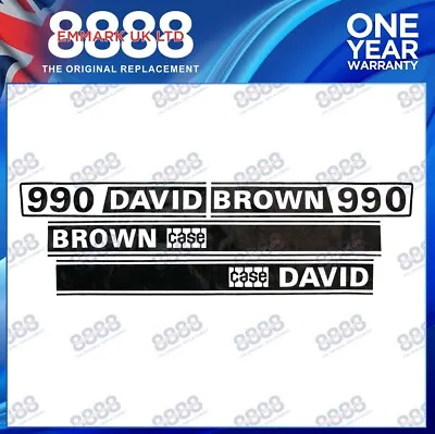 Decal Set (K949207) For David Brown Tractor 990 (900 Series) • £54.99