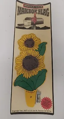 Vintage 1994 Pogonip Sunflower Aluminum Replacement  Mailbox Flag • $35