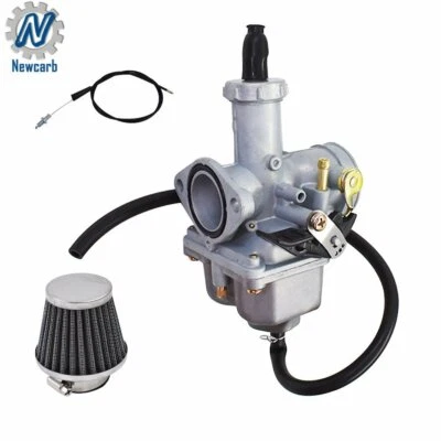 $23.96 • Buy Carb & Throttle Cable Air Filter For Honda CB125S XR100 CRF100F XL100S XR200R NJ