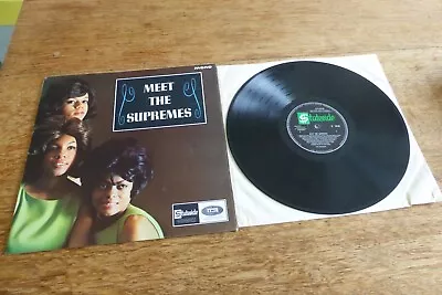 The Supremes - Meet The Supremes UK 1964 1st Stateside SL 10109 Soul Motown LP • $27.34