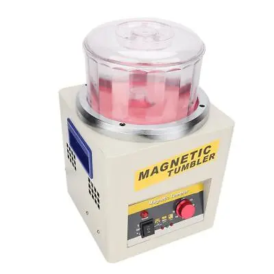 Magnetic Tumbler Jewelry Polisher Super Finishing Polishing Machine 220V NEW • £163.26