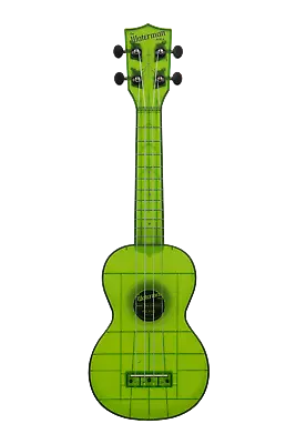 Kala KA-WMT-GN-S Waterman Soprano Ukulele Transparent Jade Green • $49.99