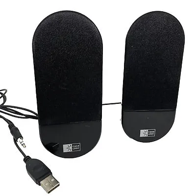 Case Logic R107B Portable Speakers USB Power Pair. Computer Travel Speakers. • $6.99