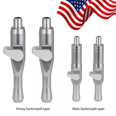 Dental Universal Oral Saliva Ejector Suction Valve Strong Weak Tip Adaptor SE HV • $10.99