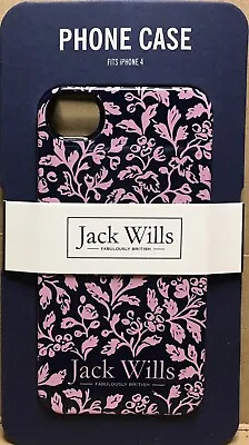 Jack Wills Fermore Case For IPhone 4 In Pink Floral • £10