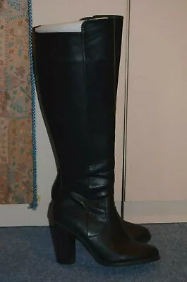 £10 • Buy Redherring High Hills Black Boot Women Size:3/36