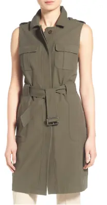 Olivia Palermo Chelsea28 Long Military Vest Size XS • £29.99