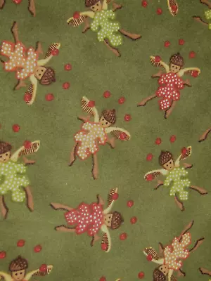 1 Yard Dance Of The Autumn Leaves Bonnie Sullivan Maywood Studios Flannel Fabric • $12.99