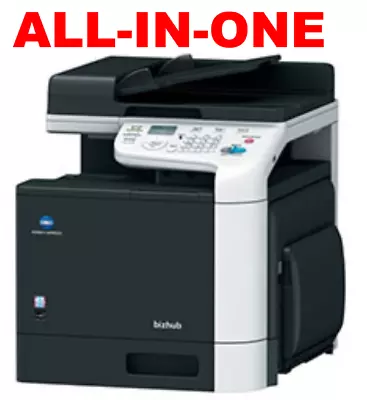 $245 • Buy Konica Minolta Bizhub C25 Colour Laser Printer-Scanner-Copier + 5 Spare Toners