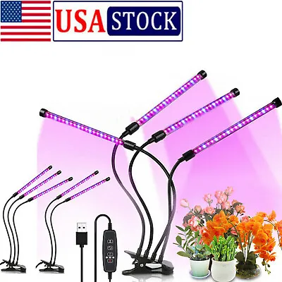$19.99 • Buy LED Grow Light Plant Growing Lamp Full Spectrum For Indoor Plants Hydroponics US