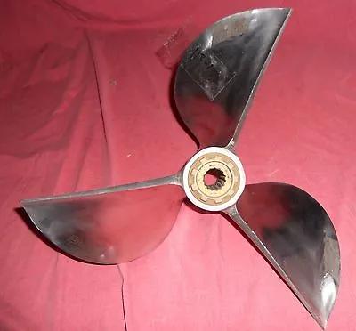 Mach SternCleaver 15 X 24 Stainless Steel Racing Propeller For Mercury (113-17) • $325