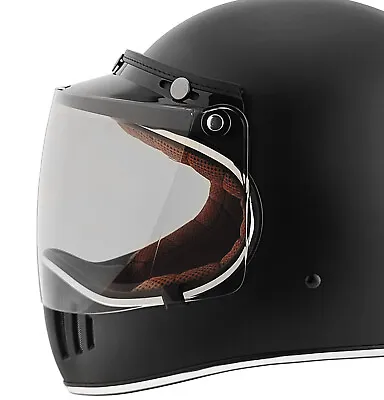 GDM Rebel Vintage Motorcycle Helmet Face Shield Visor Colors • $39.95