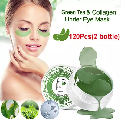 120pcs Under Eye Patch Crystal Collagen Pads Seaweed Gel Pad Anti Dark Circle • $15.78