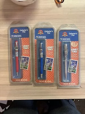 $8.09 • Buy Looney Tunes Lot Vintage Ink Pen USPS NEW By Stylus 1997 NIP Oldstock 