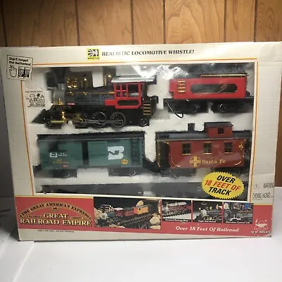 Vintage Train Set The Great American Express Railroad 185 In Box • $59.46