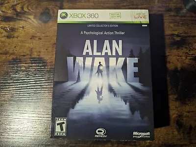 Alan Wake Limited Collector's Edition (Microsoft Xbox 360 2010) Complete In Box • $7.50