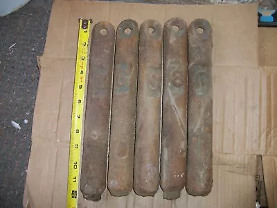 Vintage Window Sash Cast Iron Weights 6 LB. Lot Of 5 Antique  #1 • $20