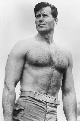 $29.99 • Buy Clint Walker Bare Chested Beefcake B&w 24x36 Poster