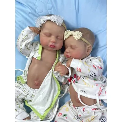 20 Inch Painted Reborn Doll LouLou Twins Full Vinyl Body Girl Washable Newborn • $122.64