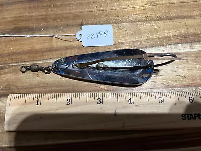 Vintage Large Unknown    Fishing Lure Spoon   (22998) • $12.95