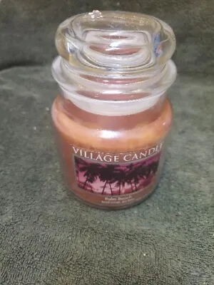 Village Candle Palm Beach Premium Jar Candle 16 Oz New Double Wick • $24.99