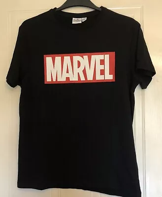 Marvel Avengers Black T Shirt - Size Large • £5.99
