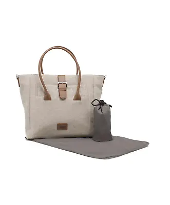 Mamas And Papas HERITAGE Beige Baby Nappy Tote Changing Bag + Accessories • £44.99