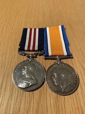 Military Medal & British War Medal To 316555 Spr C. A. Miles Royal Engineers • £350