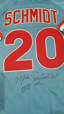 Mike Schmidt Autograph Signed Philadelphia Phillies Baseball Jersey W/jsa • $499.99